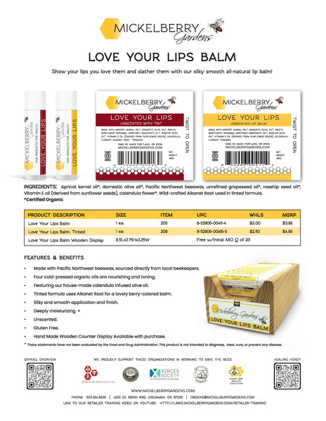 Love Your Lips Balm (Regular or Tinted)