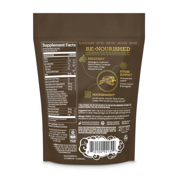 Be Well Golden Milk Drink Powder Mix - Turmeric & Adaptogens