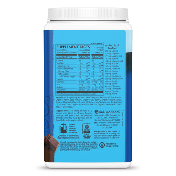 Warrior Blend Chocolate Protein - Pea Protein Powder