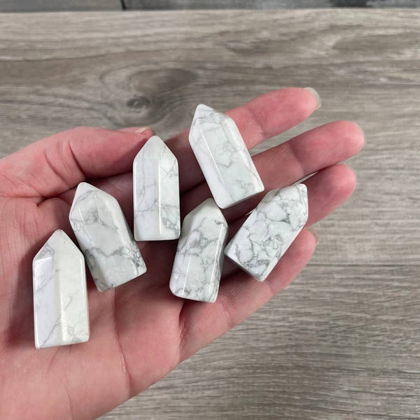 Gemstone Chubby Obelisk – Small Carved Crystal Tower