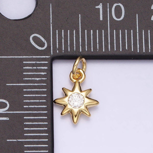 16K Gold Filled Mini Celestial North Star CZ Add-On Charm | AC-1166