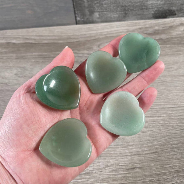Heart Shaped Worry Stones – Bulk Crystal Pocket Stones