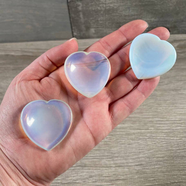 Heart Shaped Worry Stones – Bulk Crystal Pocket Stones
