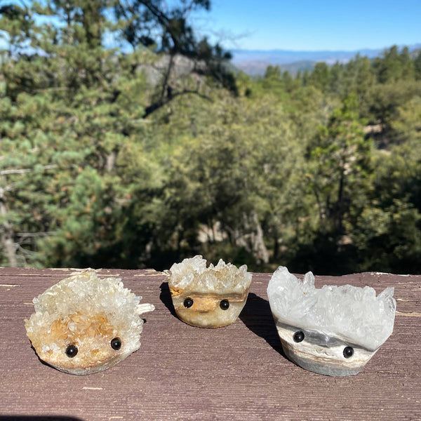 Sparkle Geode Buddies & Crystal Cluster Rock Friends MED 💎✨