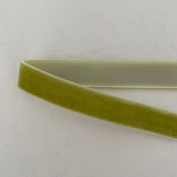 2 1/4" round top brass bell ornament 16 colors velvet ribbon