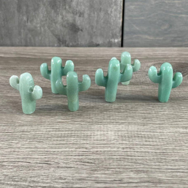 Aventurine Carved Cactus Figurine – Wholesale Crystal Décor