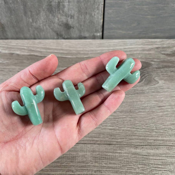 Aventurine Carved Cactus Figurine – Wholesale Crystal Décor