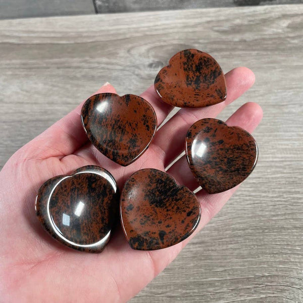 Heart Shaped Worry Stones – Bulk Crystal Pocket Stones