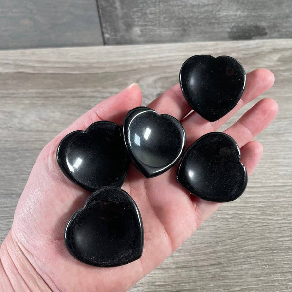 Heart Shaped Worry Stones – Bulk Crystal Pocket Stones