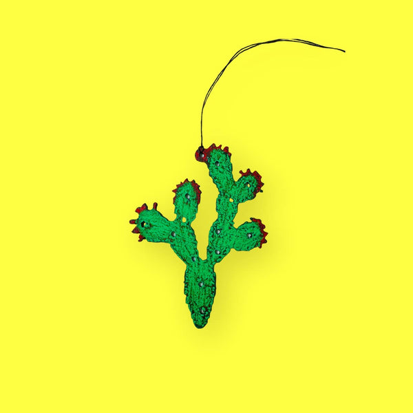 Prickly Pear ornament southwestern Arizona Desert holiday 
