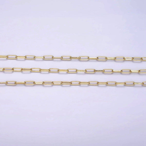 16"/18"/20" 2.3mm Paperclip Layering Chain Necklace