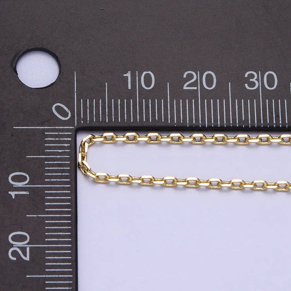 BLOWOUT 17.5"/20" Gold Plated 1.8mm Cable Chain Necklace