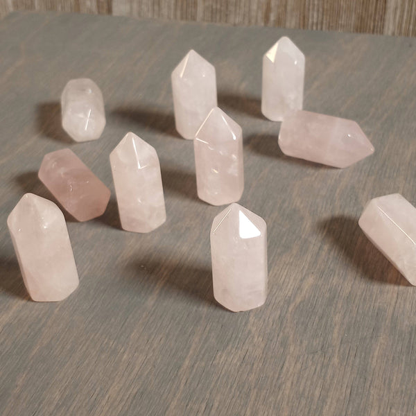 Gemstone Chubby Obelisk – Small Carved Crystal Tower