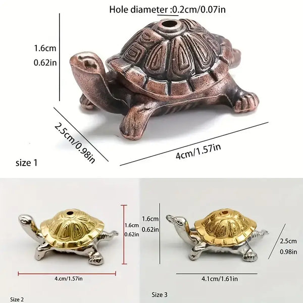 Turtle Mini Incense Holder Bronze/Copper Unique Piece