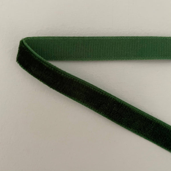 2 1/4" round top brass bell ornament 16 colors velvet ribbon