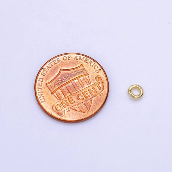 14K Gold Filled 4mm Jump Ring Jewelry Component Findings Set | SP-1613