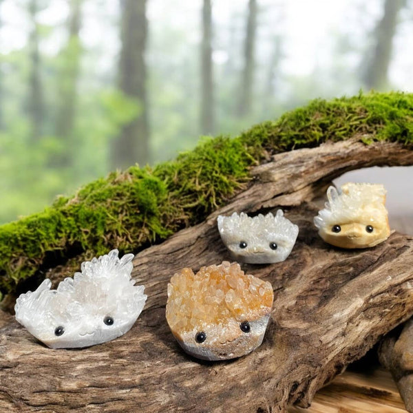 Sparkle Geode Buddies & Crystal Cluster Rock Friends MED 💎✨