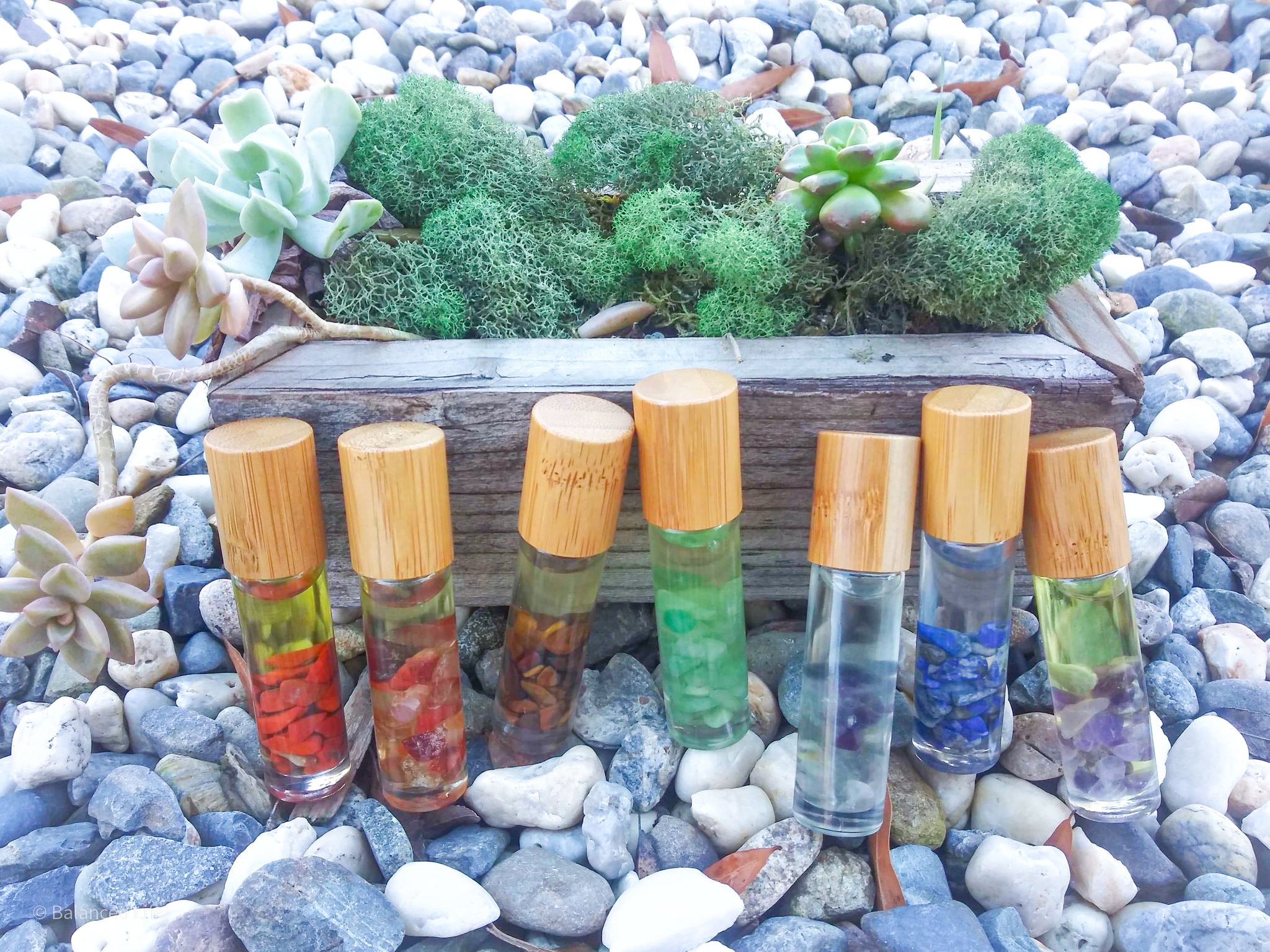 Chakra Crystal and Essential Oil Set